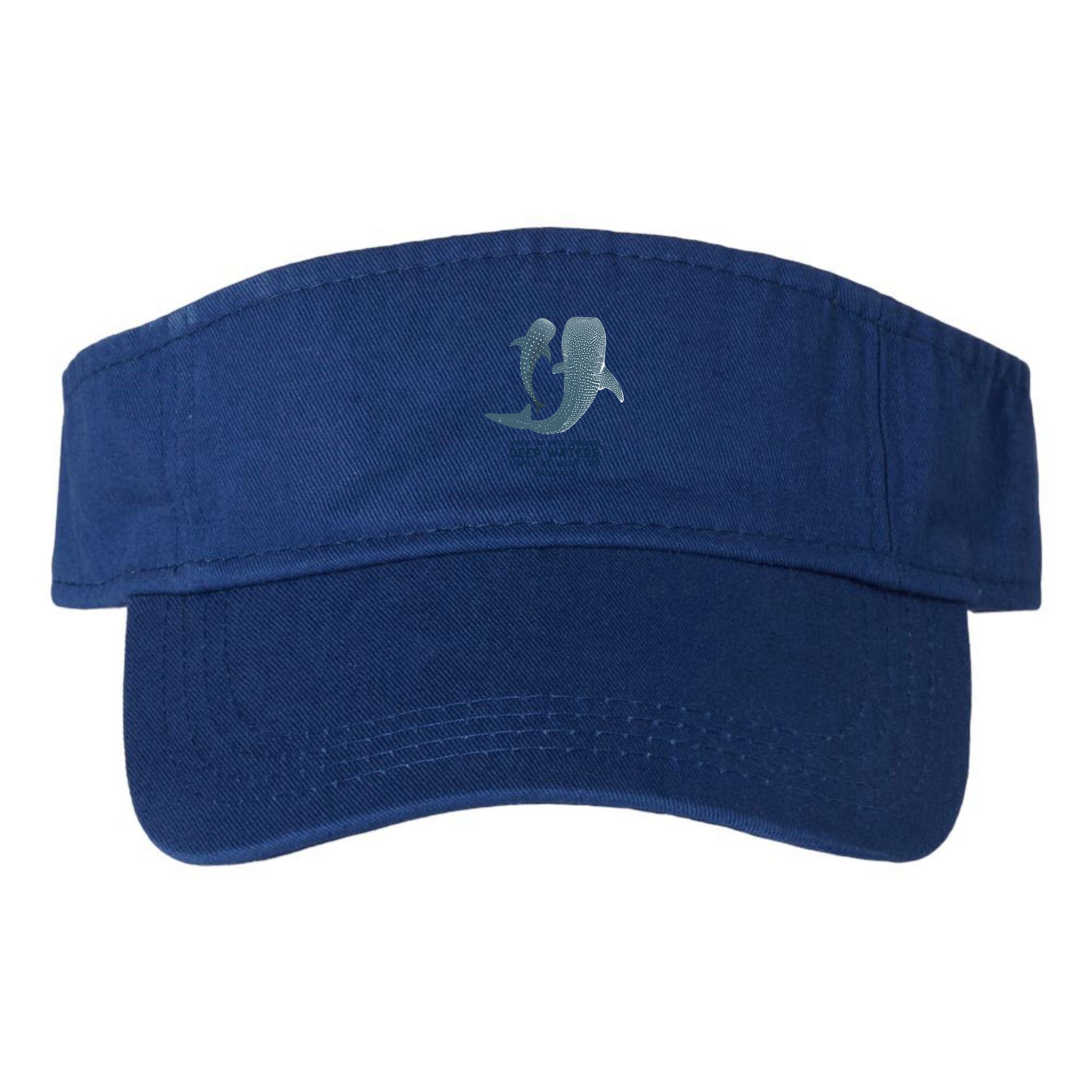 Christian Scripture Jesus Ocean Isaiah Vintage Whale Shark Gift Visor