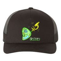 Cellfie Science Joke Biology Cell & Microscope Selfie Pun Yupoong Adult 5-Panel Trucker Hat