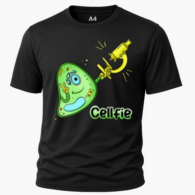 Cellfie Science Joke Biology Cell & Microscope Selfie Pun Performance Shirt
