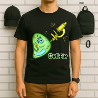 Cellfie Science Joke Biology Cell & Microscope Selfie Pun T-Shirt