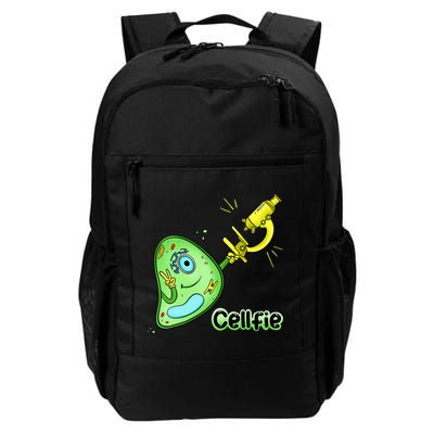 Cellfie Science Joke Biology Cell & Microscope Selfie Pun Backpack