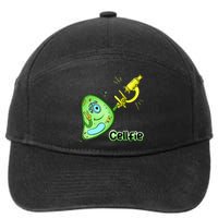 Cellfie Science Joke Biology Cell & Microscope Selfie Pun 7-Panel Snapback Hat