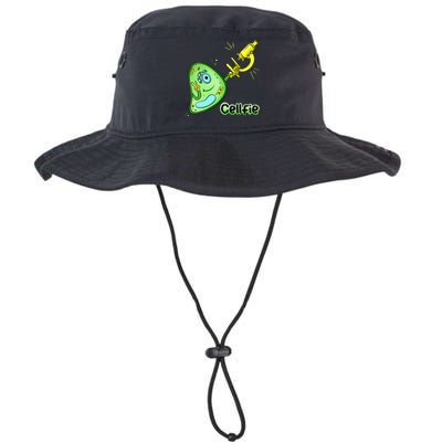 Cellfie Science Joke Biology Cell & Microscope Selfie Pun Legacy Cool Fit Booney Bucket Hat