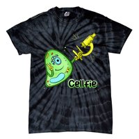 Cellfie Science Joke Biology Cell & Microscope Selfie Pun Tie-Dye T-Shirt