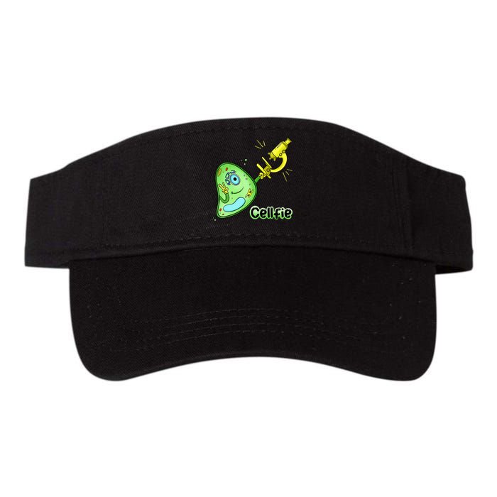 Cellfie Science Joke Biology Cell & Microscope Selfie Pun Visor