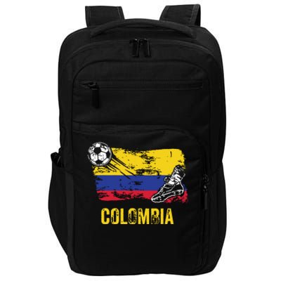 Colombia Soccer Jersey Fan Gallery Cheer Lady Mom Family Impact Tech Backpack