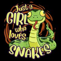 Cute Snake Just A Girl Who Loves Snakes Doggie Tank