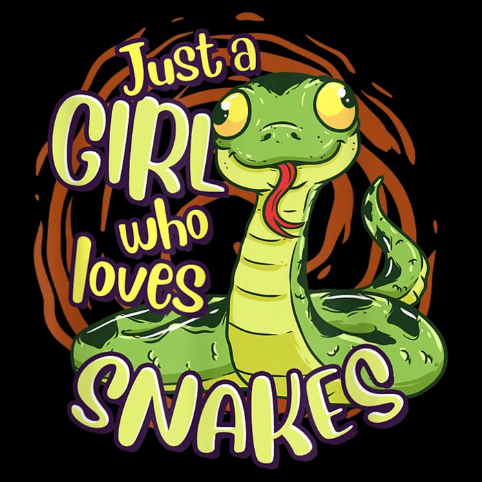 Cute Snake Just A Girl Who Loves Snakes Doggie Tank