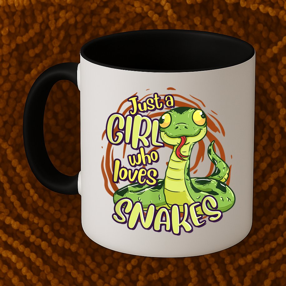 Cute Snake Just A Girl Who Loves Snakes Mug