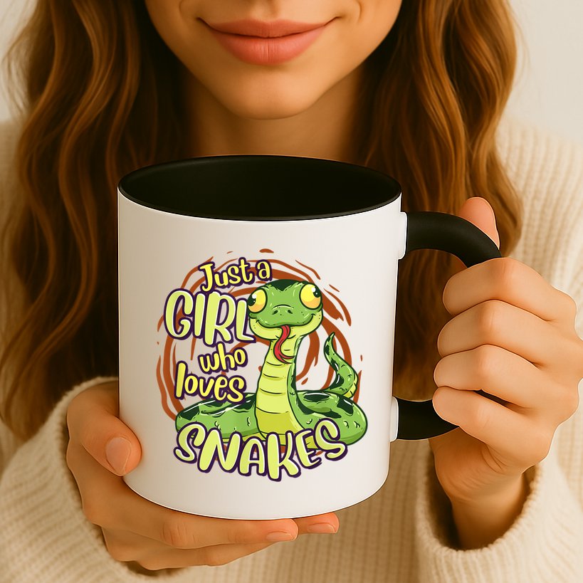 Cute Snake Just A Girl Who Loves Snakes Mug
