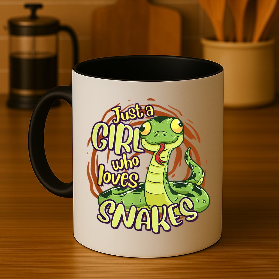 Cute Snake Just A Girl Who Loves Snakes Mug