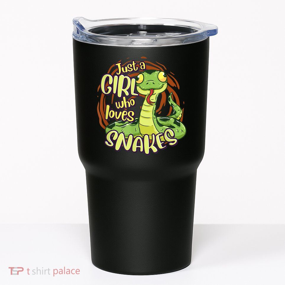 Cute Snake Just A Girl Who Loves Snakes Tumbler