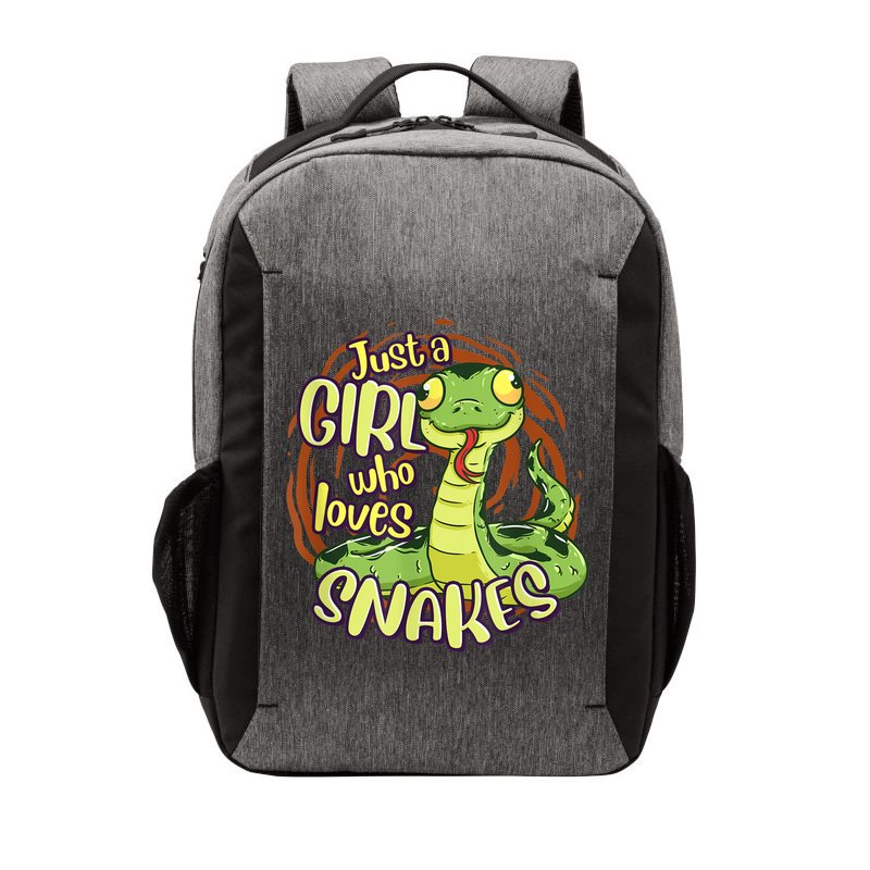 Cute Snake Just A Girl Who Loves Snakes Vector Backpack
