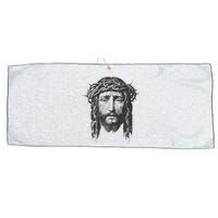 Cj Stroud Jesus Large Microfiber Waffle Golf Towel