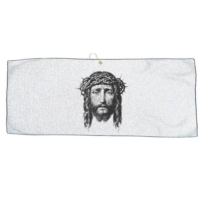 Cj Stroud Jesus Large Microfiber Waffle Golf Towel