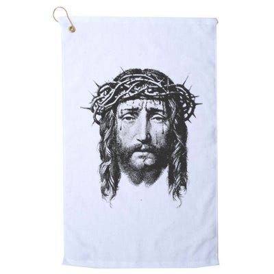 Cj Stroud Jesus Platinum Collection Golf Towel