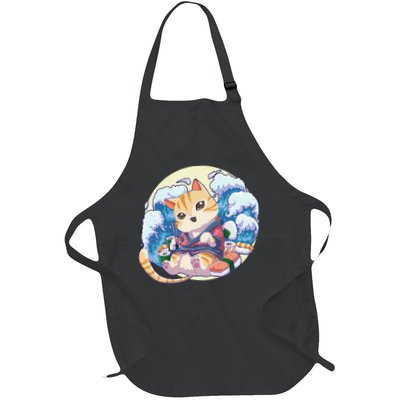 Cat Sushi Japanese Anime Kawaii Neko Apron