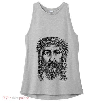 Cj Stroud Jesus Ladies PosiCharge Tri-Blend Wicking Tank