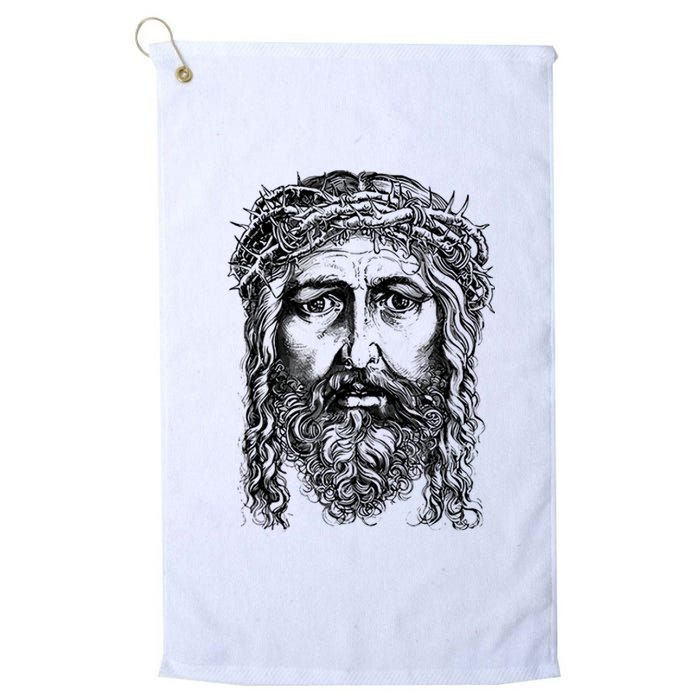 Cj Stroud Jesus Platinum Collection Golf Towel