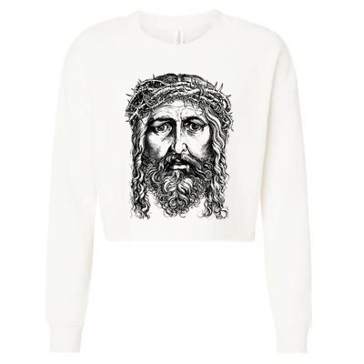 Cj Stroud Jesus Cropped Pullover Crew