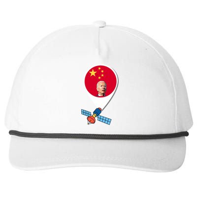 Chinese Spy Joe Biden Balloon Funny Snapback Five-Panel Rope Hat