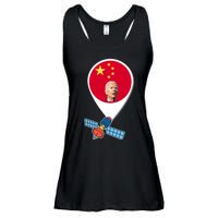 Chinese Spy Joe Biden Balloon Funny Ladies Essential Flowy Tank