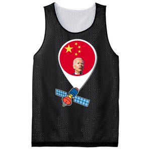 Chinese Spy Joe Biden Balloon Funny Mesh Reversible Basketball Jersey Tank