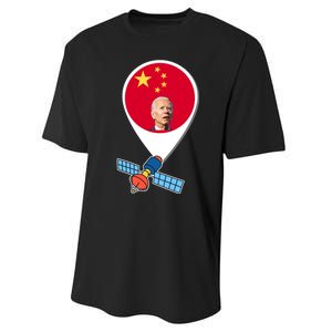 Chinese Spy Joe Biden Balloon Funny Performance Sprint T-Shirt