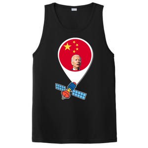 Chinese Spy Joe Biden Balloon Funny PosiCharge Competitor Tank