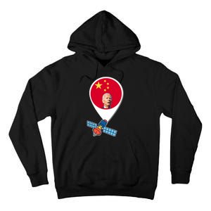 Chinese Spy Joe Biden Balloon Funny Tall Hoodie