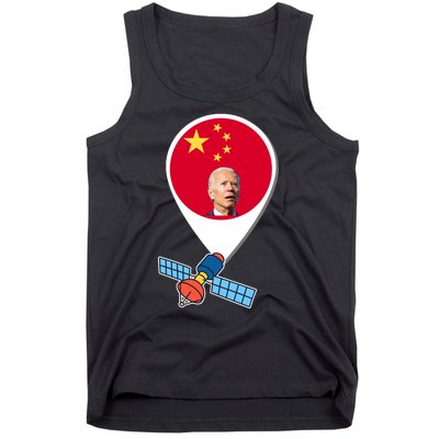 Chinese Spy Joe Biden Balloon Funny Tank Top