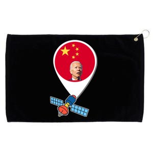 Chinese Spy Joe Biden Balloon Funny Grommeted Golf Towel