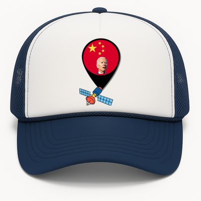 Chinese Spy Joe Biden Balloon Funny Trucker Hat