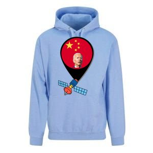 Chinese Spy Joe Biden Balloon Funny Unisex Surf Hoodie