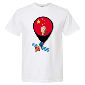 Chinese Spy Joe Biden Balloon Funny Garment-Dyed Heavyweight T-Shirt