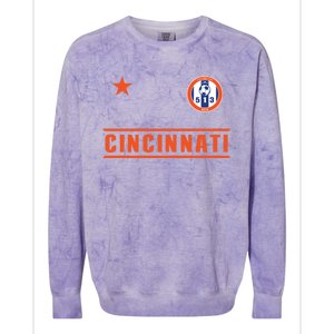 Cincinnati Soccer Jersey 513 Original Royal Design Cute Gift Colorblast Crewneck Sweatshirt