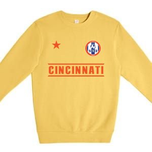 Cincinnati Soccer Jersey 513 Original Royal Design Cute Gift Premium Crewneck Sweatshirt