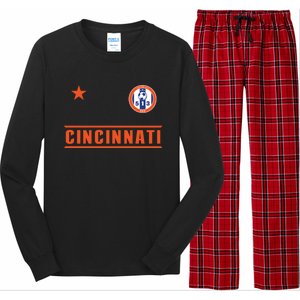 Cincinnati Soccer Jersey 513 Original Royal Design Cute Gift Long Sleeve Pajama Set