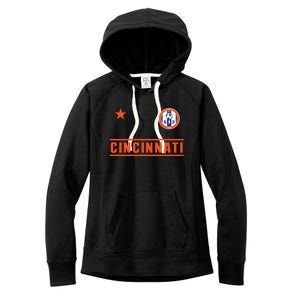 Cincinnati Soccer Jersey 513 Original Royal Design Cute Gift Women's Fleece Hoodie