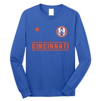 Cincinnati Soccer Jersey 513 Original Royal Design Cute Gift Long Sleeve Shirt