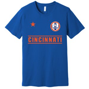 Cincinnati Soccer Jersey 513 Original Royal Design Cute Gift Premium T-Shirt