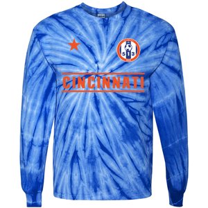 Cincinnati Soccer Jersey 513 Original Royal Design Cute Gift Tie-Dye Long Sleeve Shirt