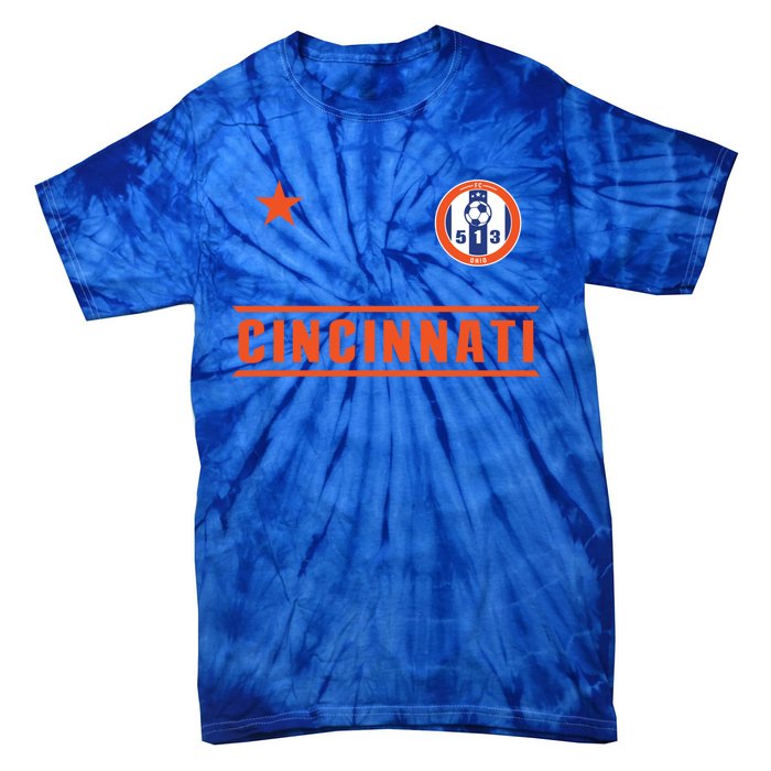 Cincinnati Soccer Jersey 513 Original Royal Design Cute Gift Tie-Dye T-Shirt