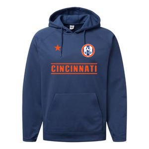 Cincinnati Soccer Jersey 513 Original Royal Design Cute Gift Performance Fleece Hoodie