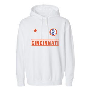 Cincinnati Soccer Jersey 513 Original Royal Design Cute Gift Garment-Dyed Fleece Hoodie