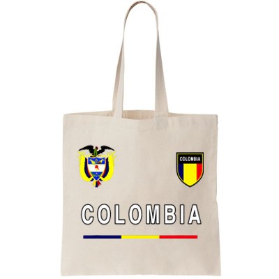 Colombia Sportsoccer Jersey Flag Tote Bag