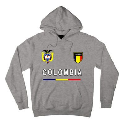 Colombia Sportsoccer Jersey Flag Tall Hoodie