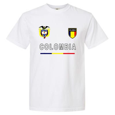 Colombia Sportsoccer Jersey Flag Garment-Dyed Heavyweight T-Shirt