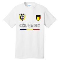 Colombia Sportsoccer Jersey Flag Tall T-Shirt