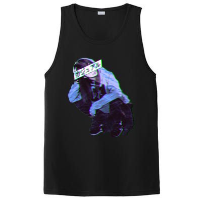 Comfortable Sad Japanese Anime Aesthetic PosiCharge Competitor Tank